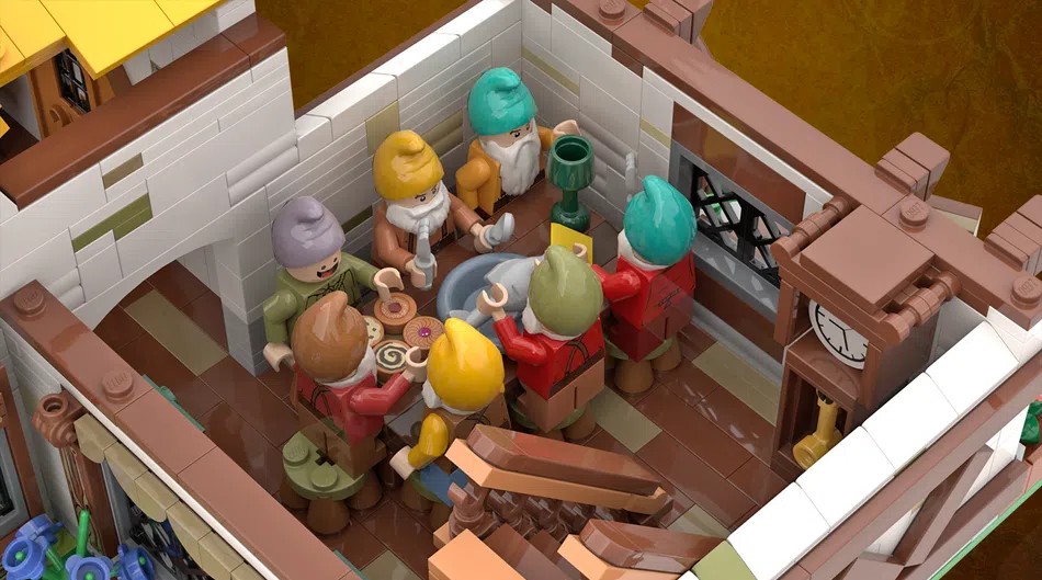 LEGO Ideas snow white seven dwarves