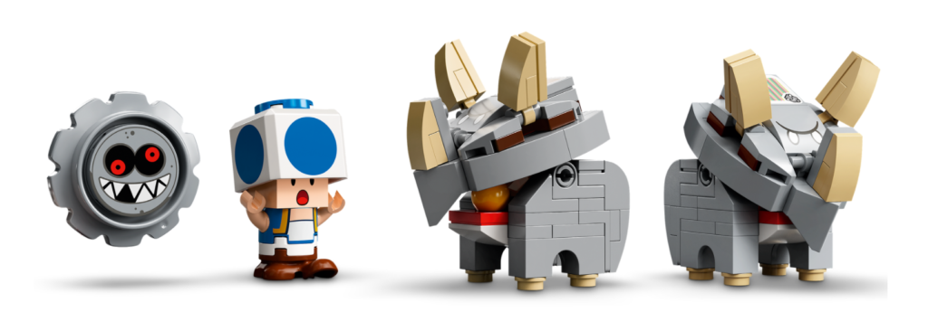 LEGO Super Mario 71390 Reznor Knockdown Expansion Set characters