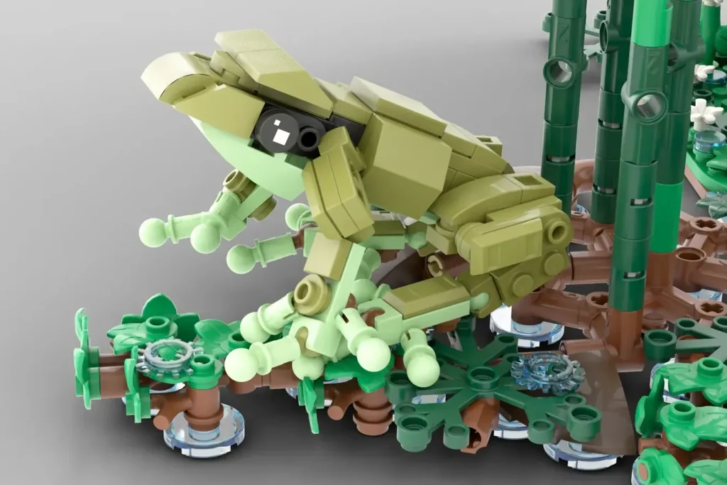 LEGO Ideas rainforest frogs 5 1024x683