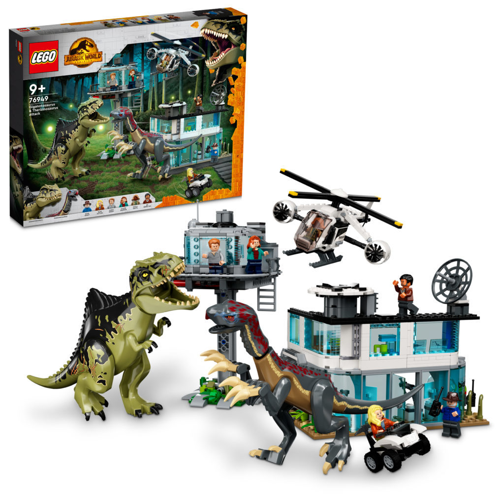 LEGO Jurassic World 76949 Giganotosaurus Therizinosaurus Attack 2 1024x1024