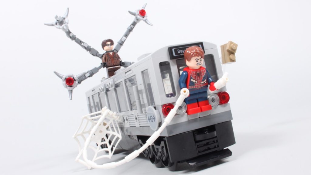 lego marvel 76321 Spider Man vs. Doc Ock Subway Train Scene review featured 1024x576