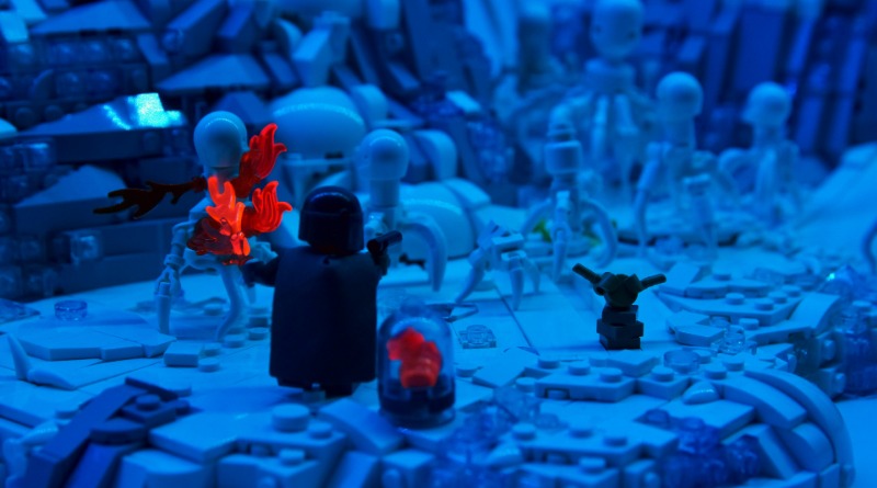 This Star Wars: The Mandalorian scene is just as terrifying in LEGO bricks