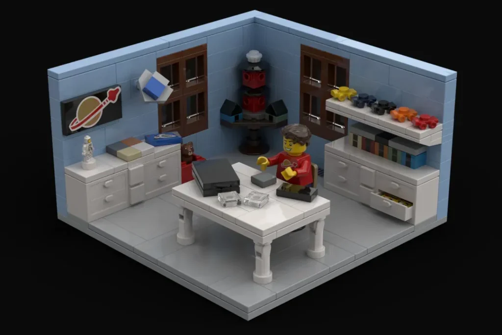 LEGO Ideas gothambricks 77 lego collectors room 1024x683