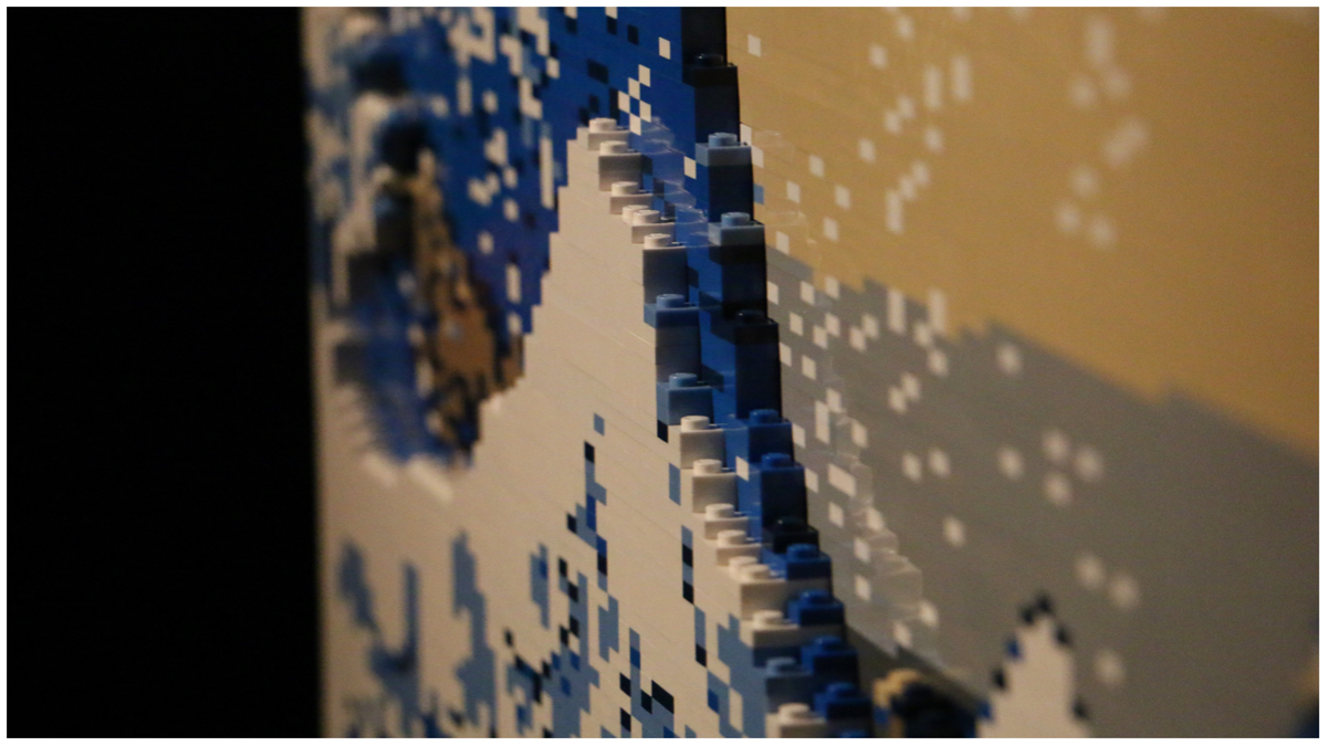 The Great Wave off Kanagawa is a popular subject for LEGO enthusiasts