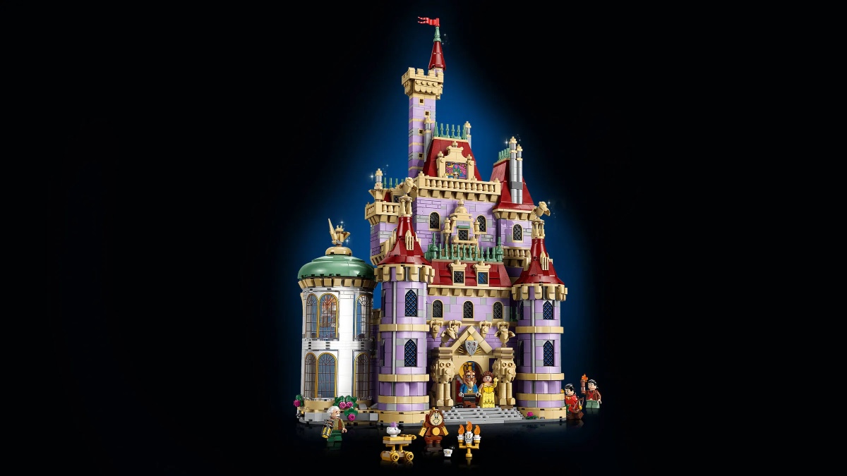 First look at LEGO Disney 43263 Beauty and the Beast Castle