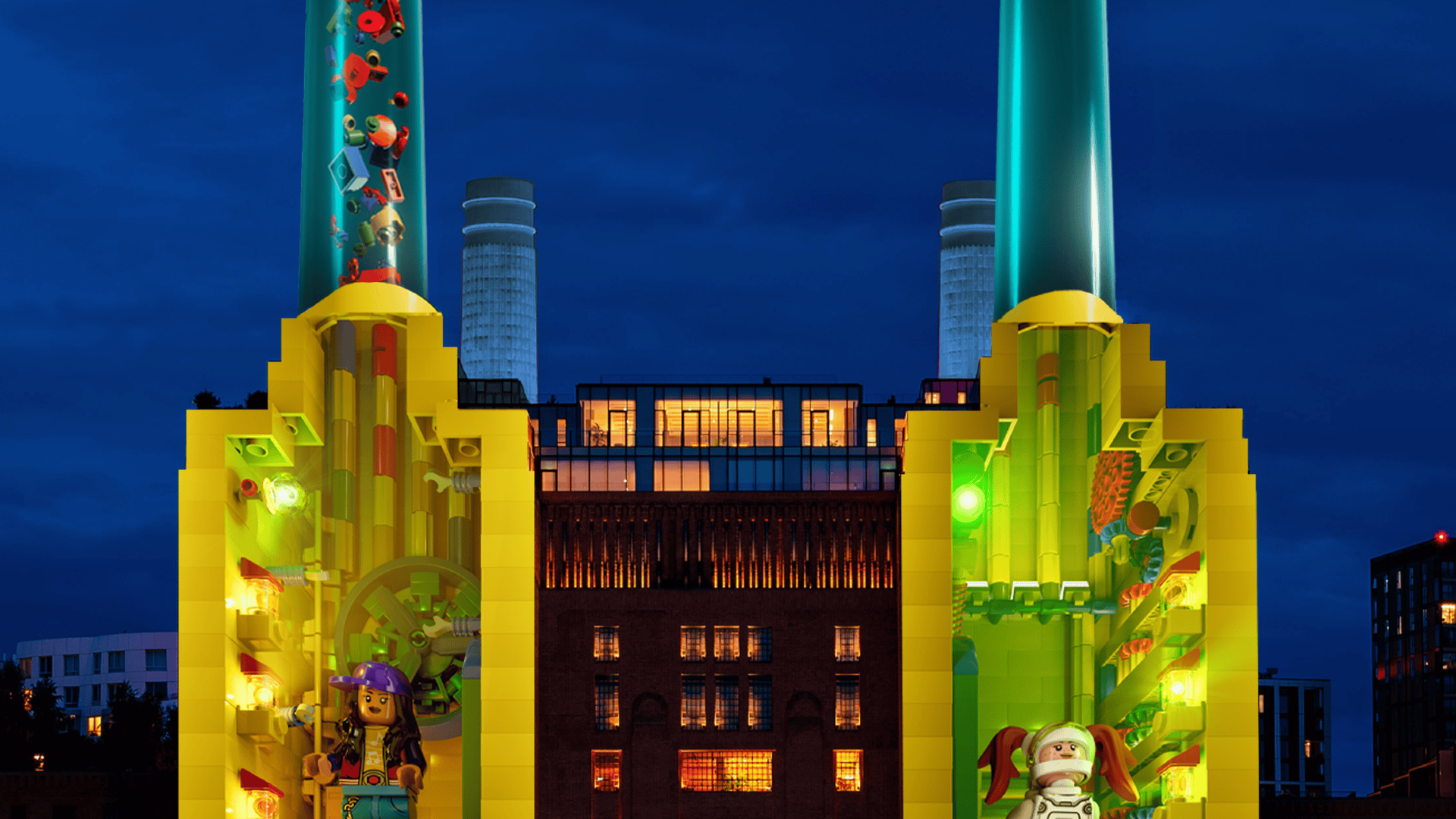 LEGO Minifigure Factory of Creativity transforms London landmark