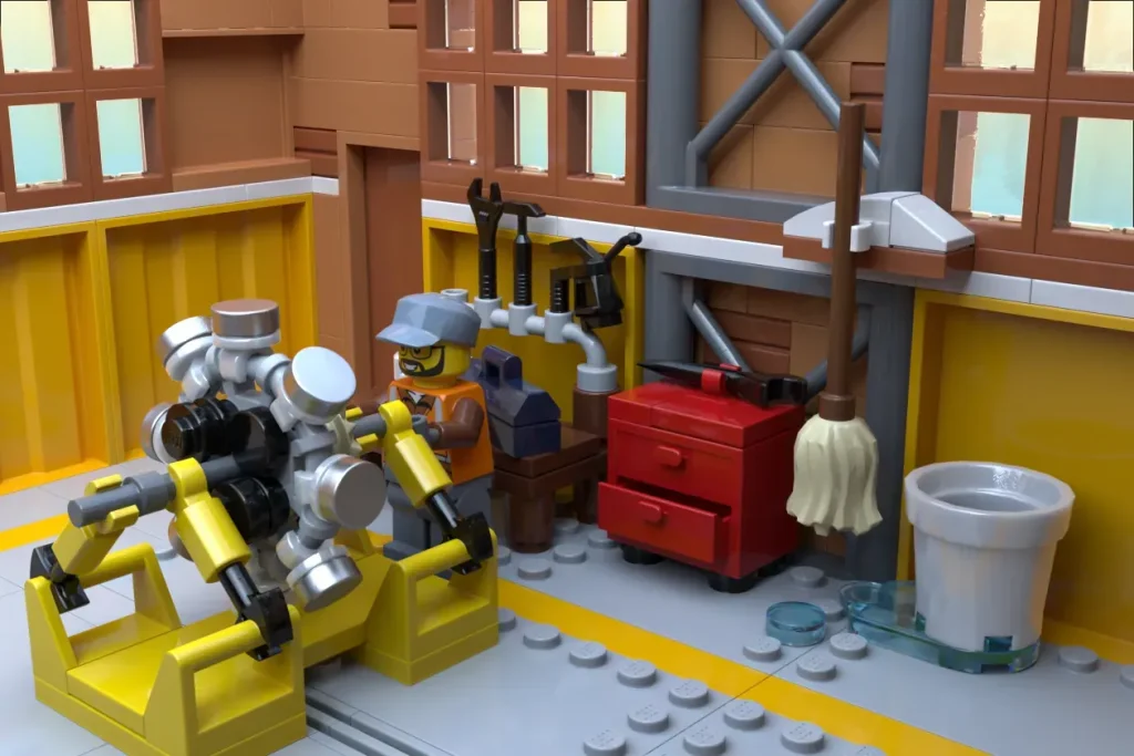 LEGO Ideas Old Flying Club Hangar 7 1024x683