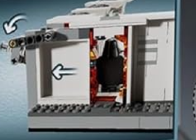 lego star wars 75387 tantive IV boarding diorama opening door