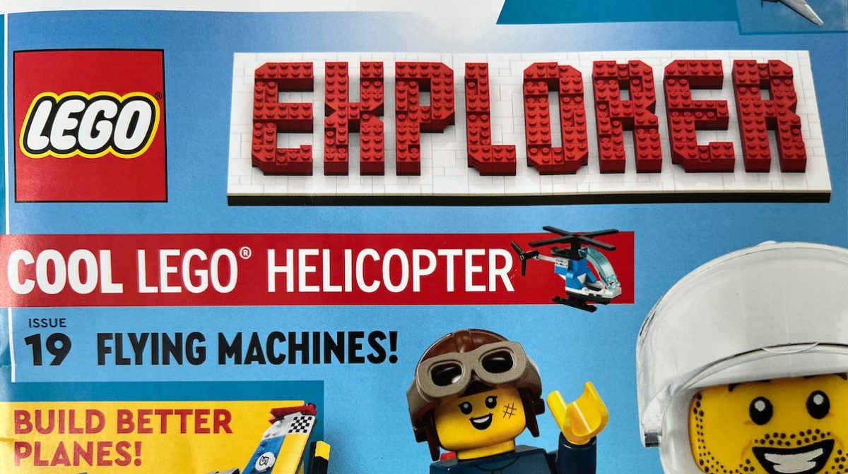 Bonus free gift with latest issue of LEGO Explorer magazine