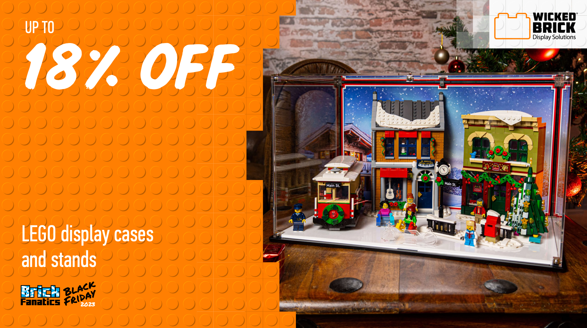 Black Friday deals: 18% off LEGO display cases at Wicked Brick