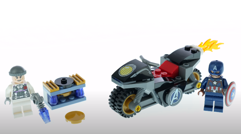 Closer look at LEGO Marvel 76189 Captain America and Hydra Face-Off
