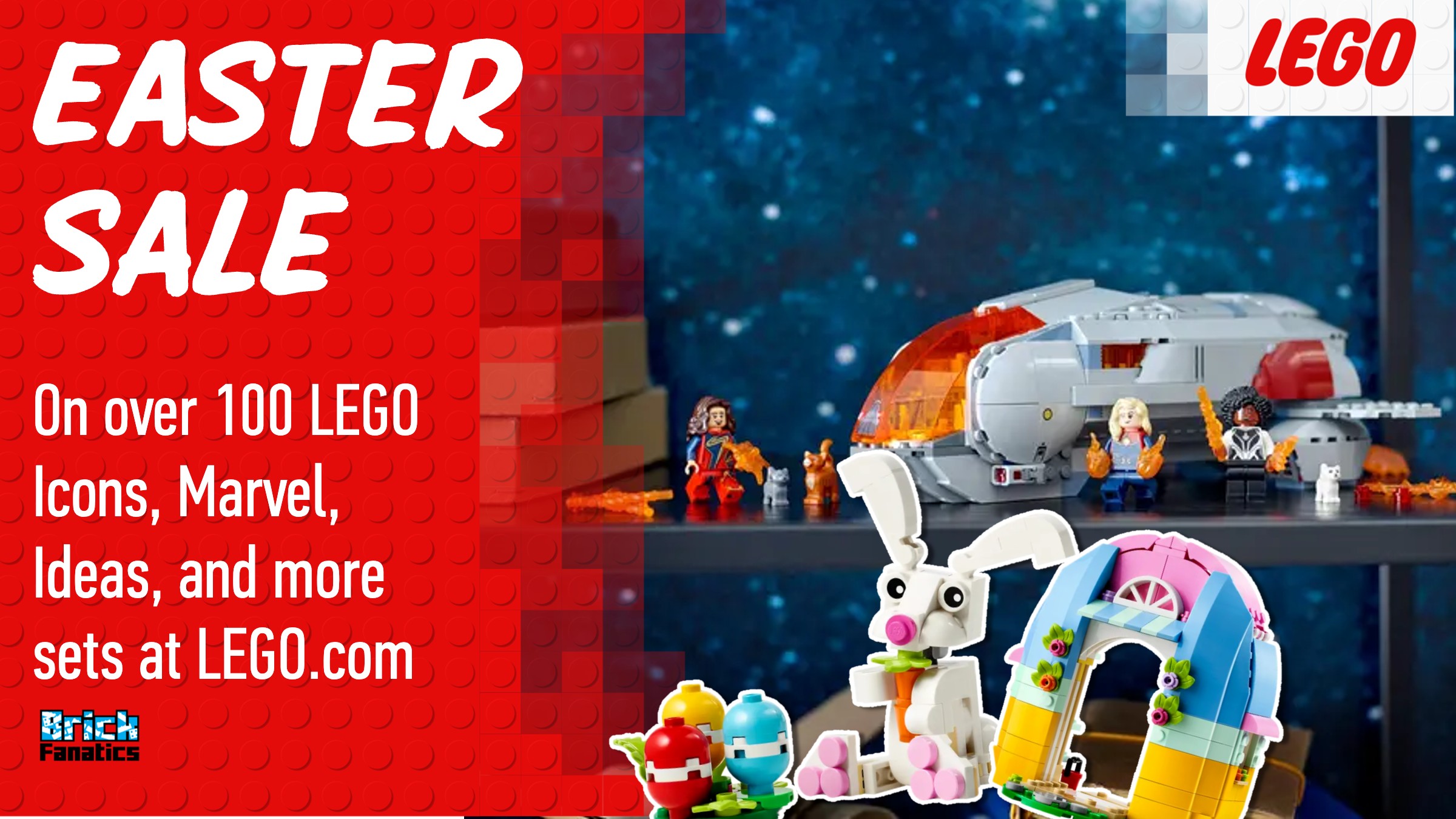 Huge LEGO sale now on worldwide with up to 40% off selected sets, plus Easter GWPs