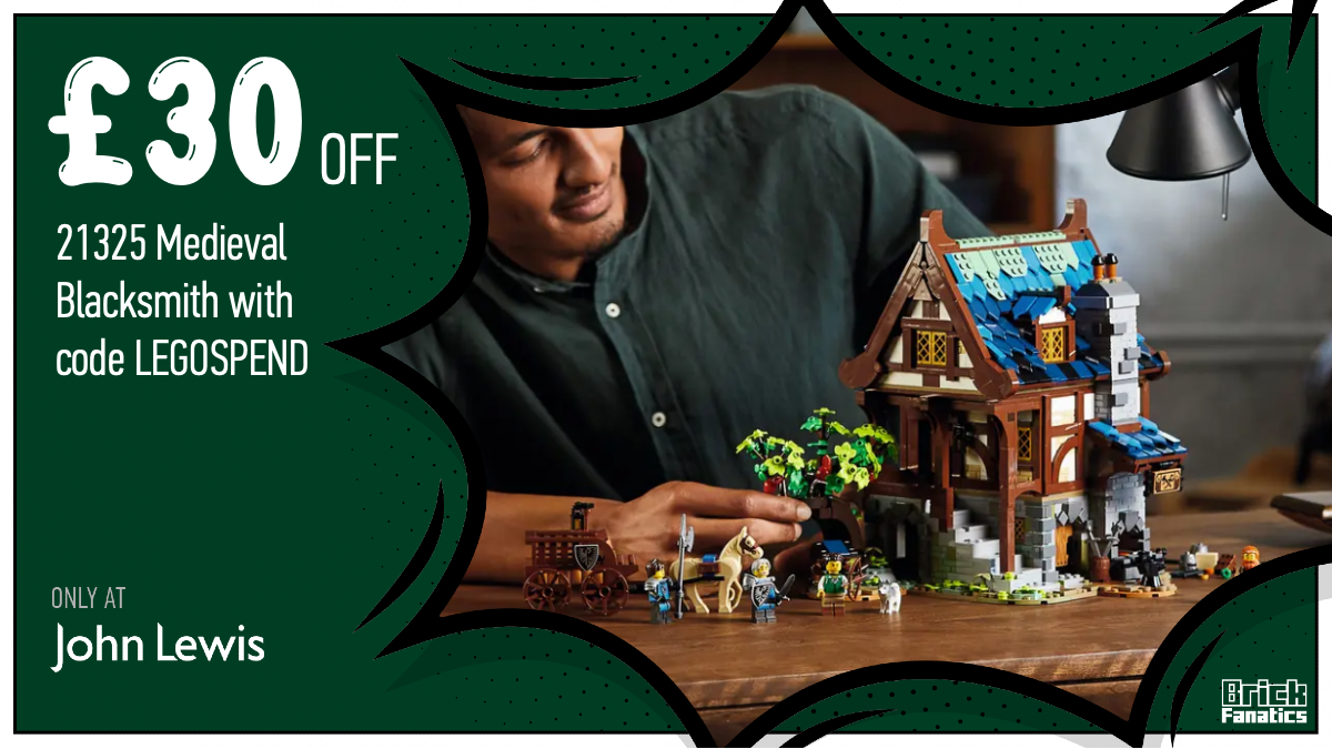 Rare discount on LEGO Ideas Medieval Blacksmith, retiring soon