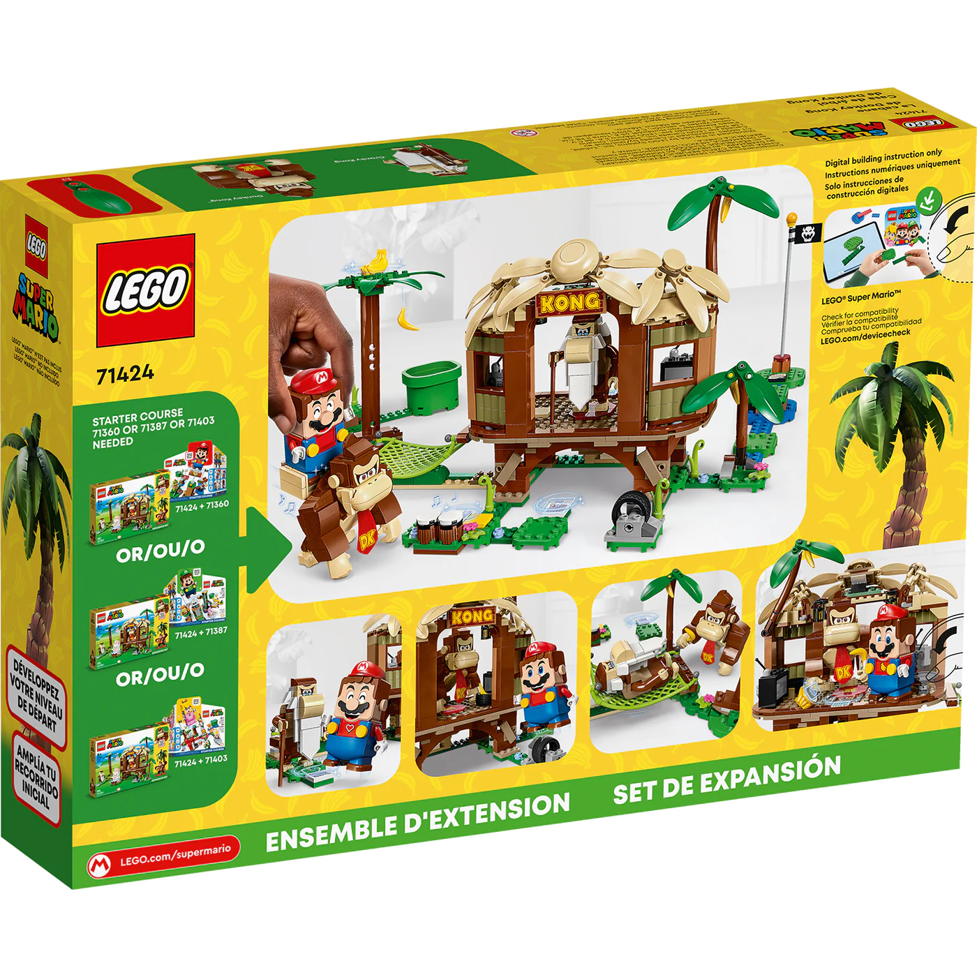 LEGO Super Mario 71424 Donkey Kongs Tree House Box