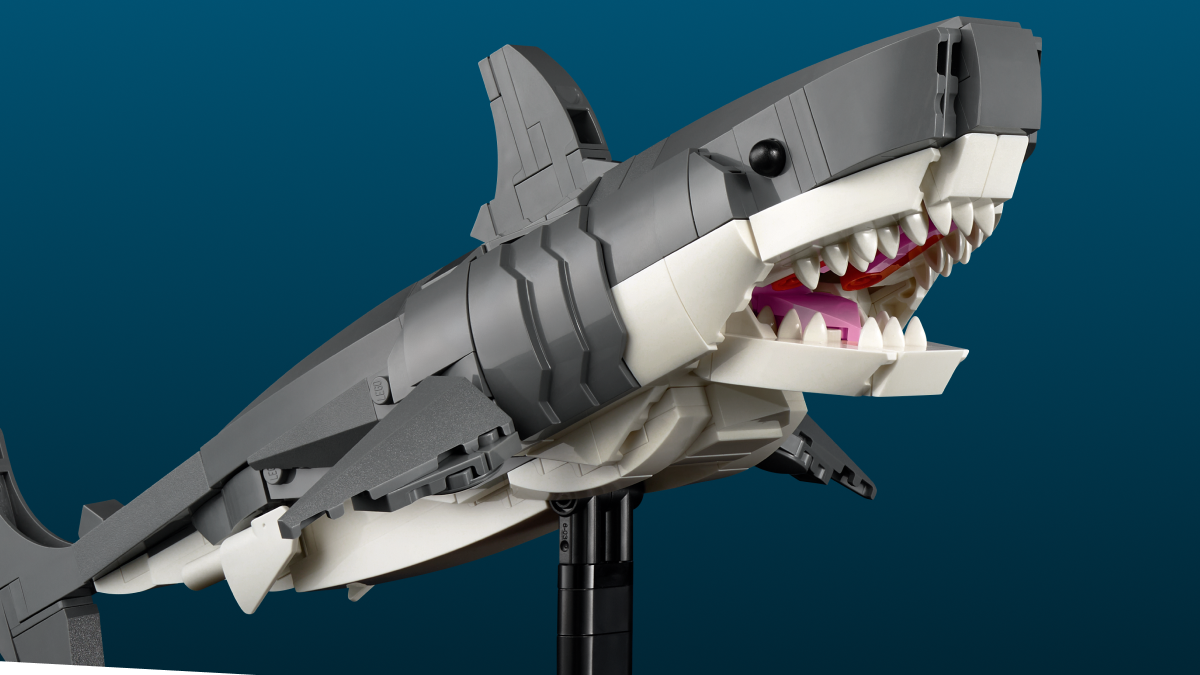 LEGO Ideas 21350 Jaws design team talks set challenges and details