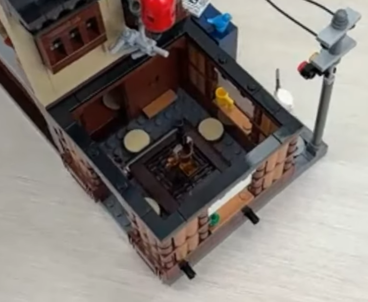 lego bricklink series 7 sushi restaurant interior