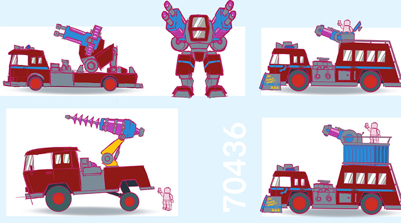 The development of LEGO Hidden Side 70436 Ghost Fire Truck 3000