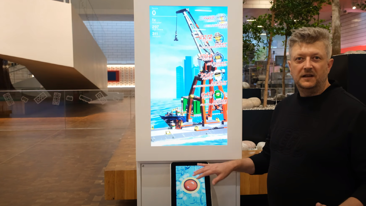 First look at new LEGO store arcade machines for Ideas contest