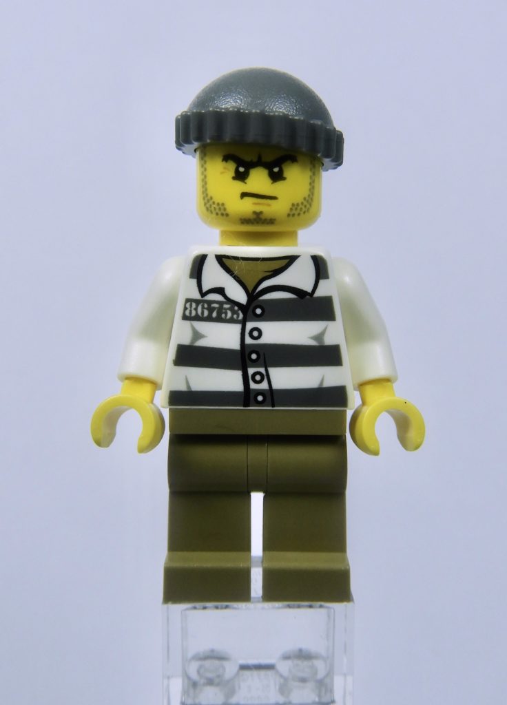 LEGO CITY 60292 Town Center Minifigure Crook Front