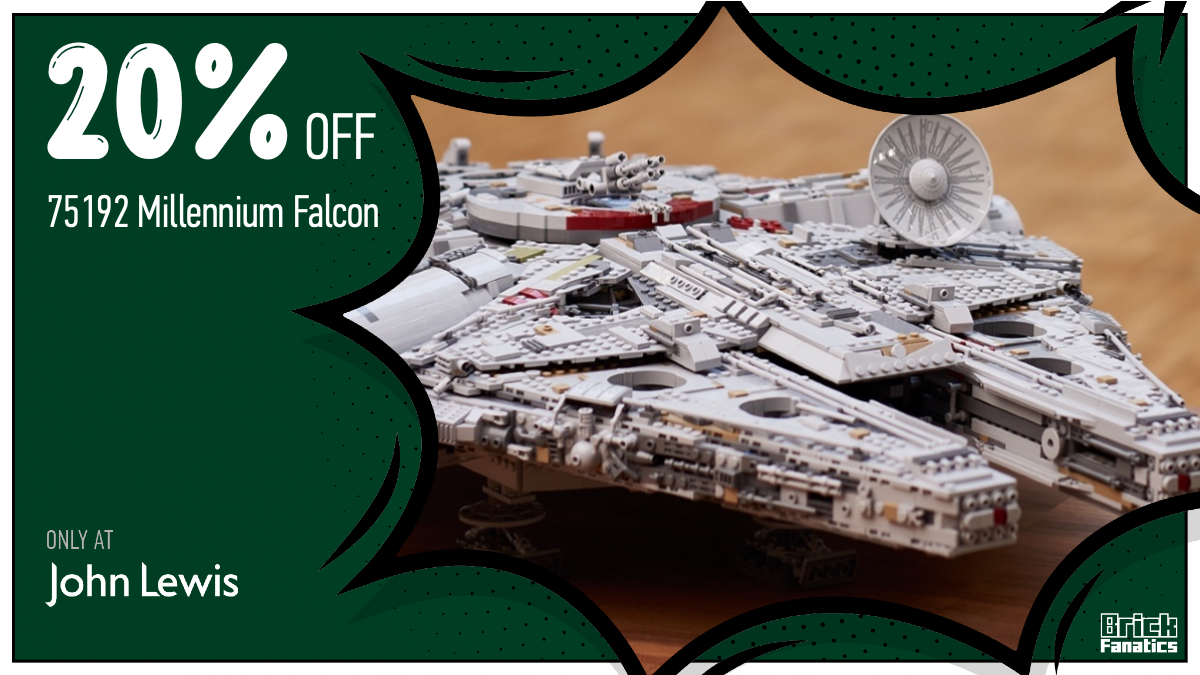 John Lewis slashes price of LEGO Star Wars UCS 75192 Millennium Falcon