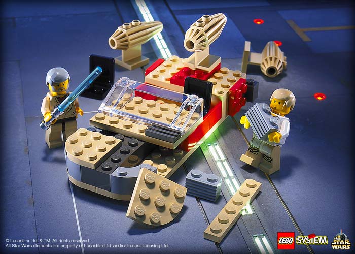LEGO Star Wars 7110 Landspeeder wallpaper