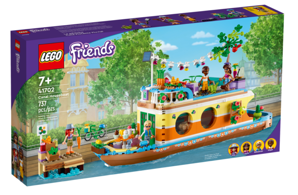 LEGO Friends 41702 Canal Houseboat box 1024x669