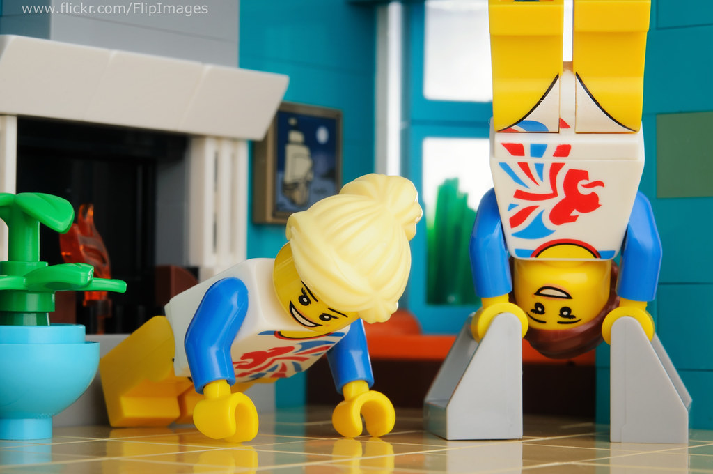 Brick Pic of the Day: Self-isolation workout