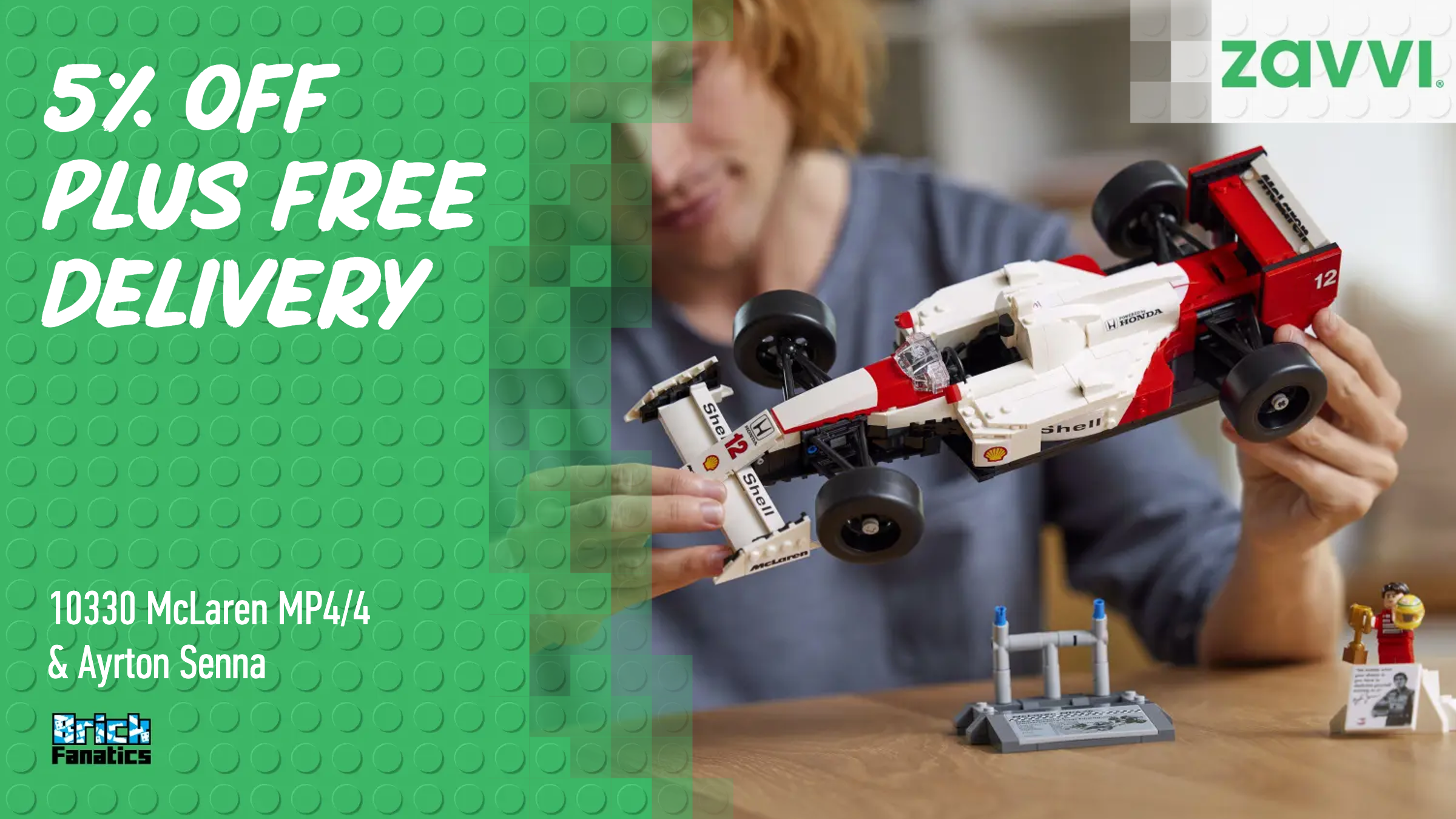 Score an early discount on LEGO Icons McLaren & Senna set when you pre-order