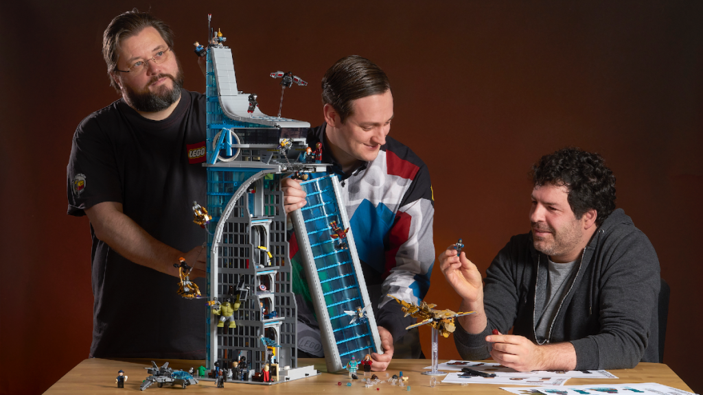 LEGO Marvel 76269 Avengers Tower Mark Stafford Justin Ramsden Mark Tranter LEGO designers featured 1024x576