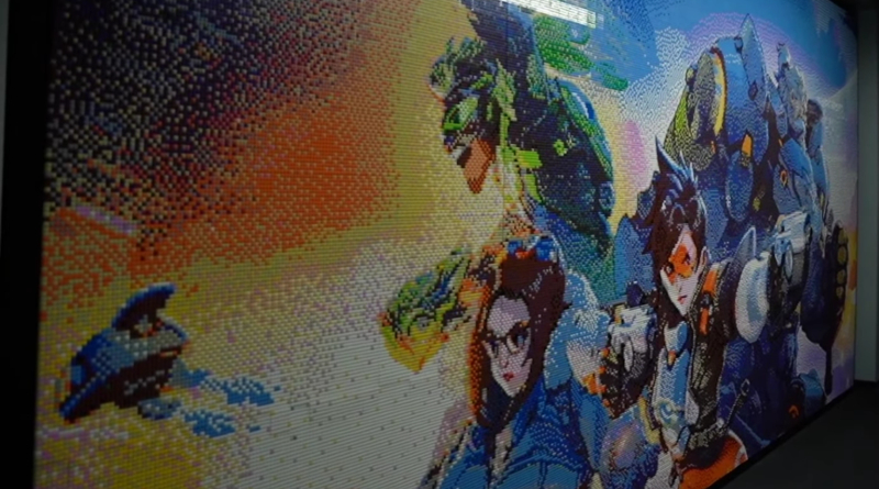 Blizzard reveals giant LEGO Overwatch 2 mosaic at BlizzCon