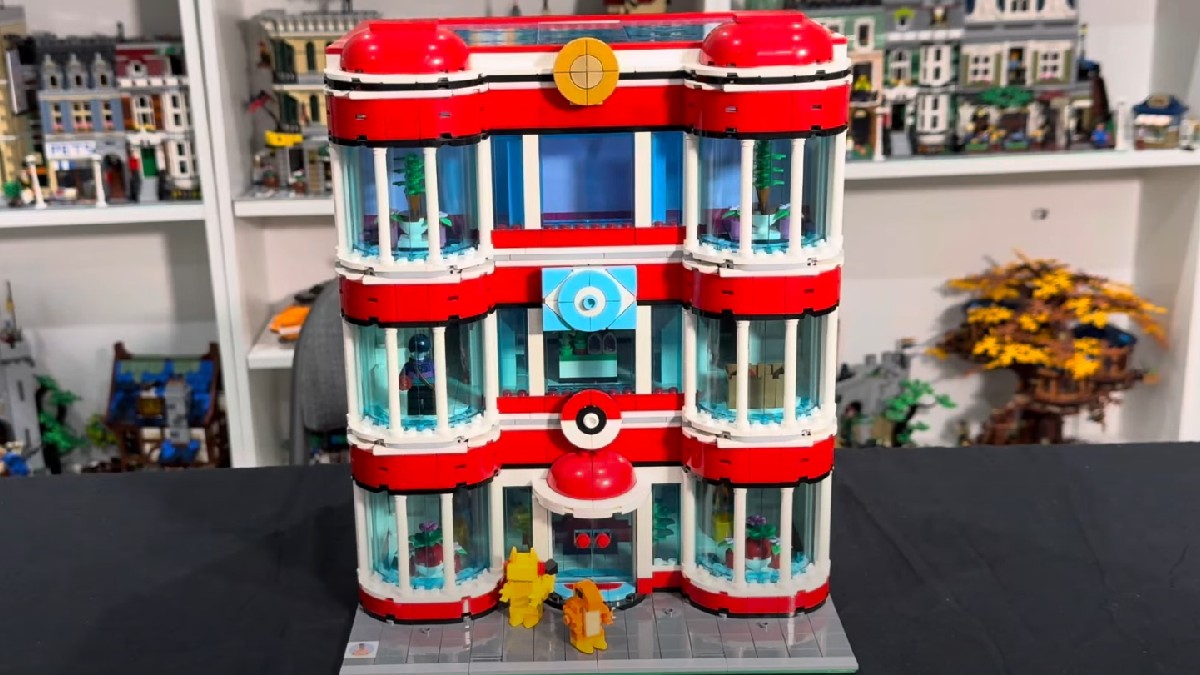 What would a LEGO Pokémon modular building look like?