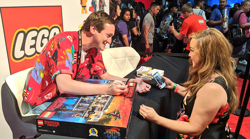 LEGO Stranger Things at San Diego Comic Con sees designer signing and long lines