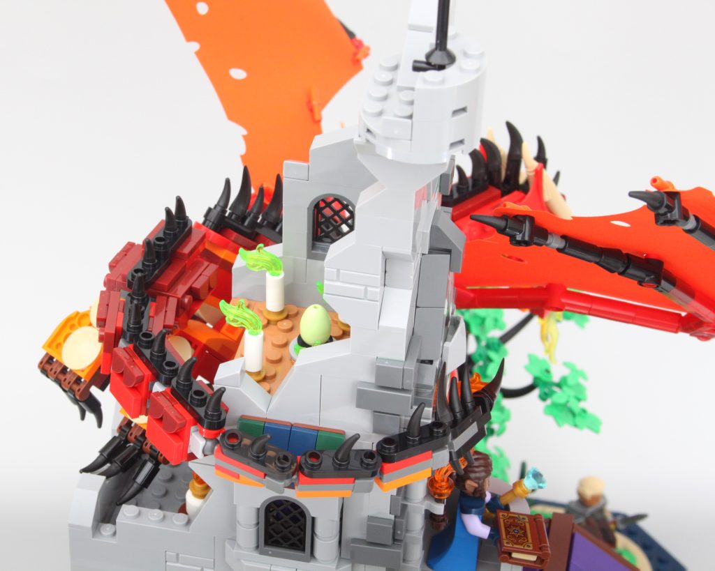 LEGO Ideas 21348 red dragons tale dungeons and dragons review 6 1024x819