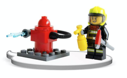 LEGO City Always on Duty minifigure and mini model