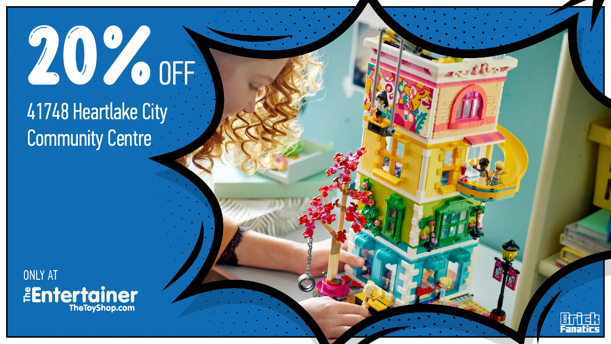 Grab a huge 20% off LEGO Friends 41748 Heartlake City Community Centre