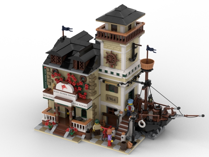 BrickLink Designer Program Boat House Diner
