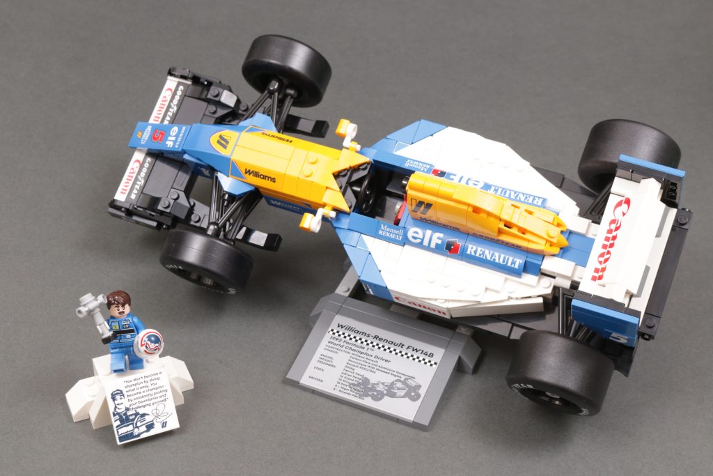 LEGO Icons 10353 Williams Racing FW14B Nigel Mansell review 1 1024x683