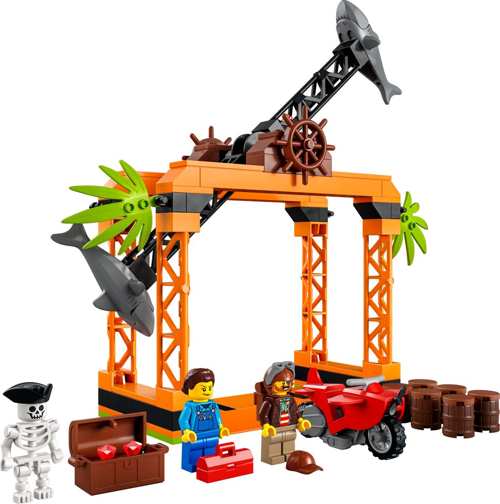 60342 SHARK ATTACK STUNT CHALLENGE contents
