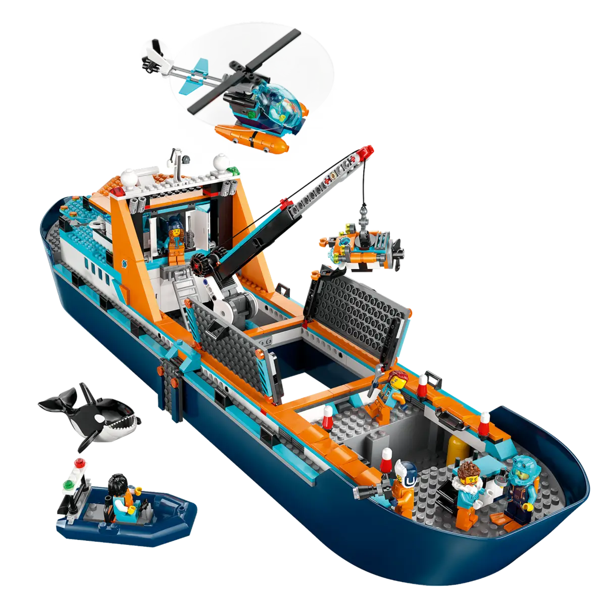 LEGO City 60368 Artic Explorer Ship 1