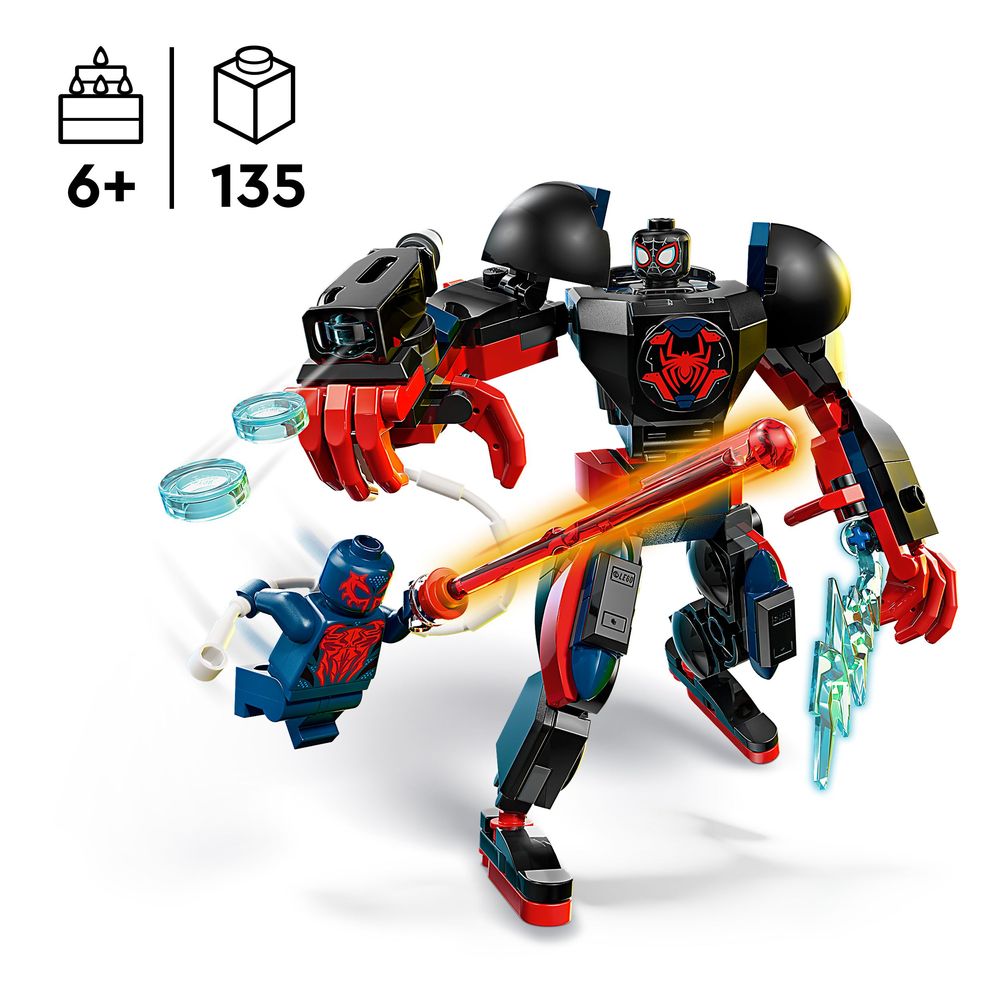 76337 Miles Morales Mech vs. Spider Man 2099 9