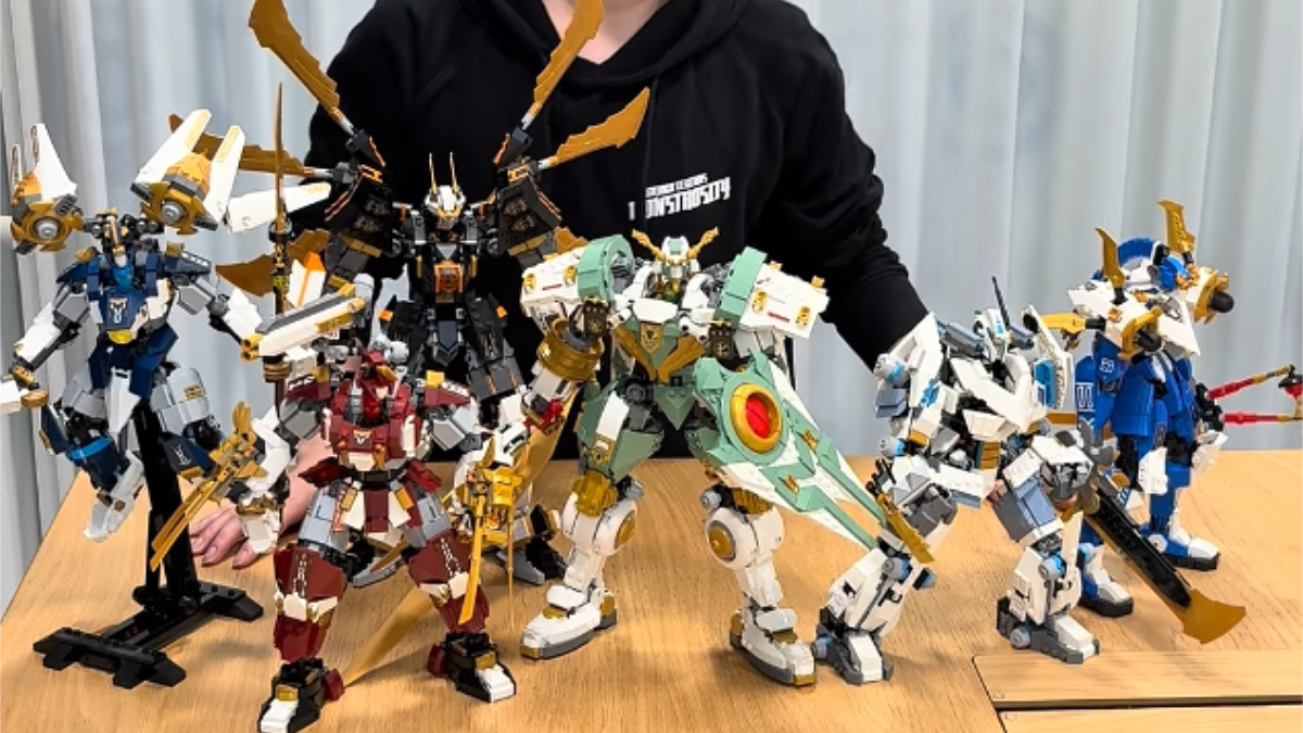 First look at LEGO NINJAGO Titan Mech collection together