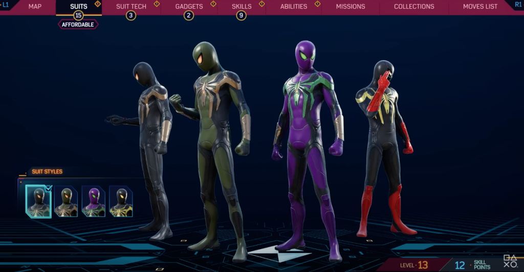 Marvels Spider Man 2 costumes 2 1024x533