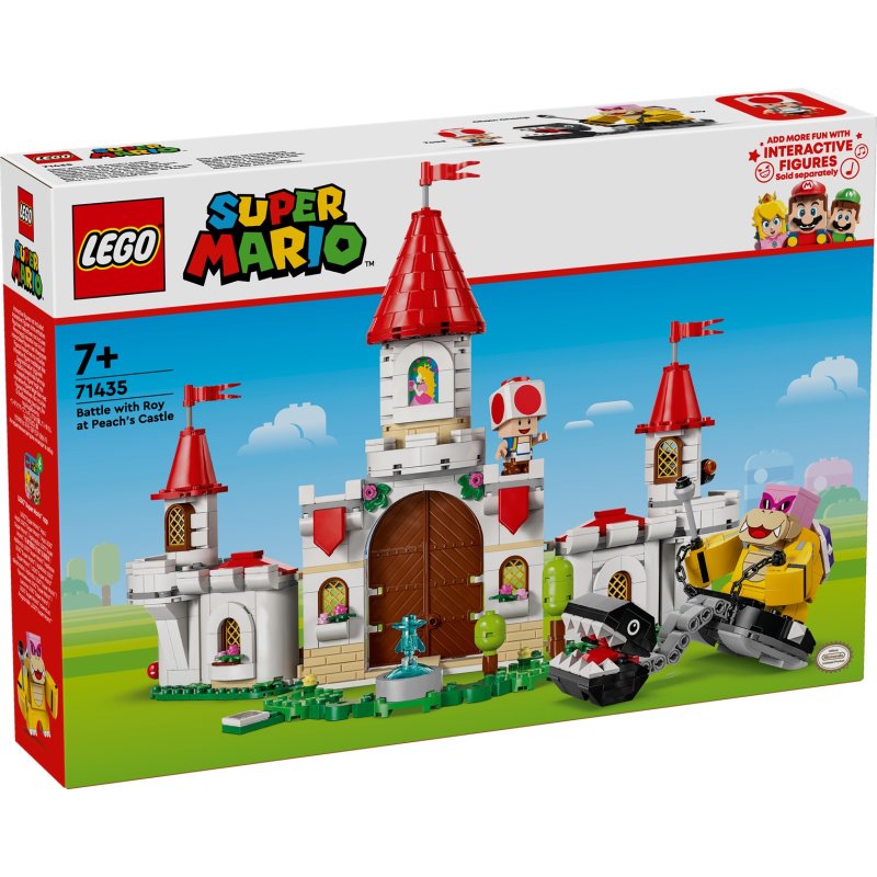 LEGO Super Mario 71435 Battle with Roy at Peachs Castle box front