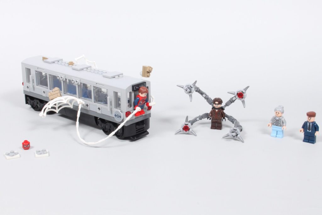 lego marvel 76321 Spider Man vs. Doc Ock Subway Train Scene review 4 1024x683