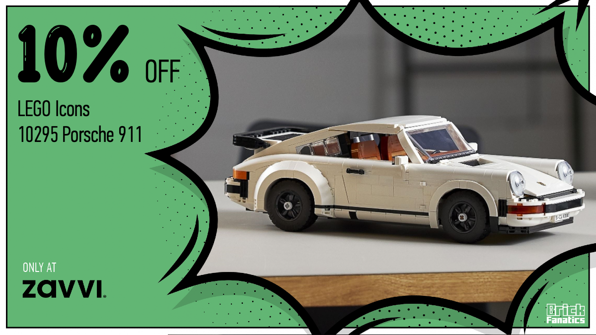 Drive away with 10% off LEGO Icons 10295 Porsche 911 at Zavvi