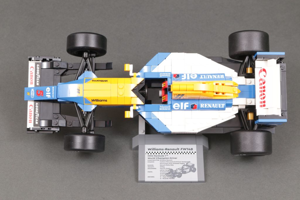 LEGO Icons 10353 Williams Racing FW14B Nigel Mansell review 12 1024x683