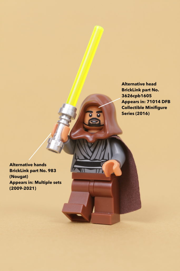How to build a LEGO Star Wars Jedi Bob 75309 UCS Republic Gunship minifigure 8 How to build a LEGO Star Wars Jedi Bob 75309 UCS Republic Gunship minifigure 12 annotated