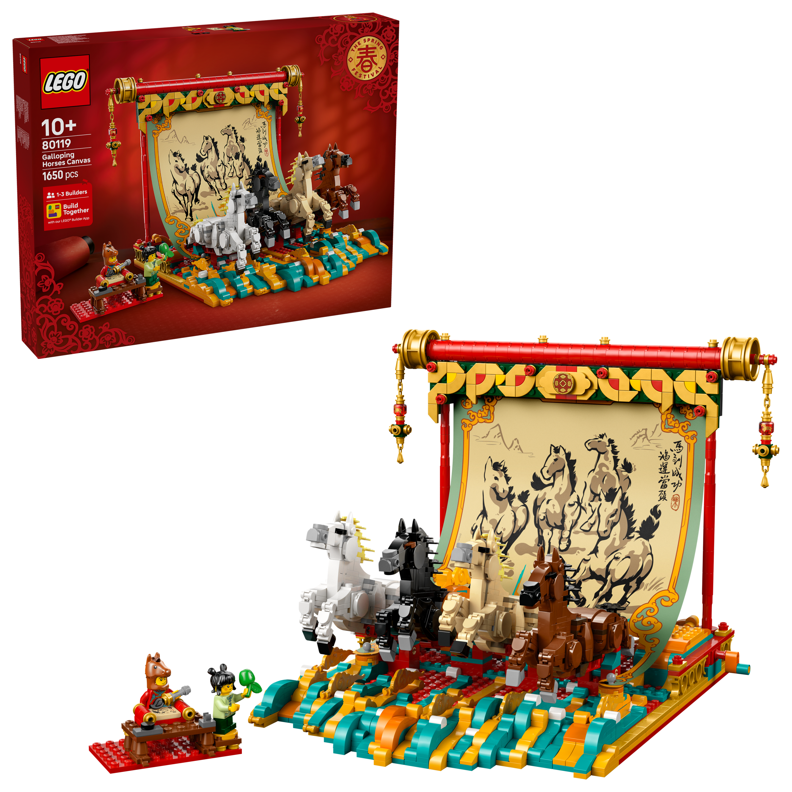 LEGO 80119 Galloping Horse Canvas 1 scaled