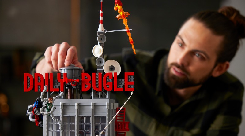 Who are the characters in LEGO Marvel 76178 Daily Bugle?