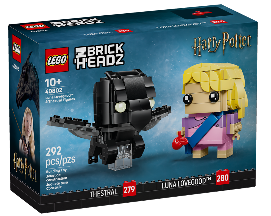 lego harry potter brickheadz 40802 luna lovegood thestral box